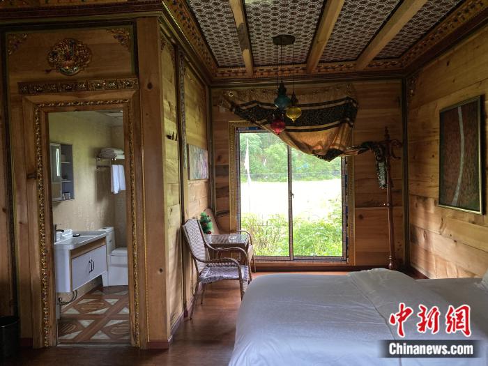 民宿內(nèi)部。彭寧鈴 攝