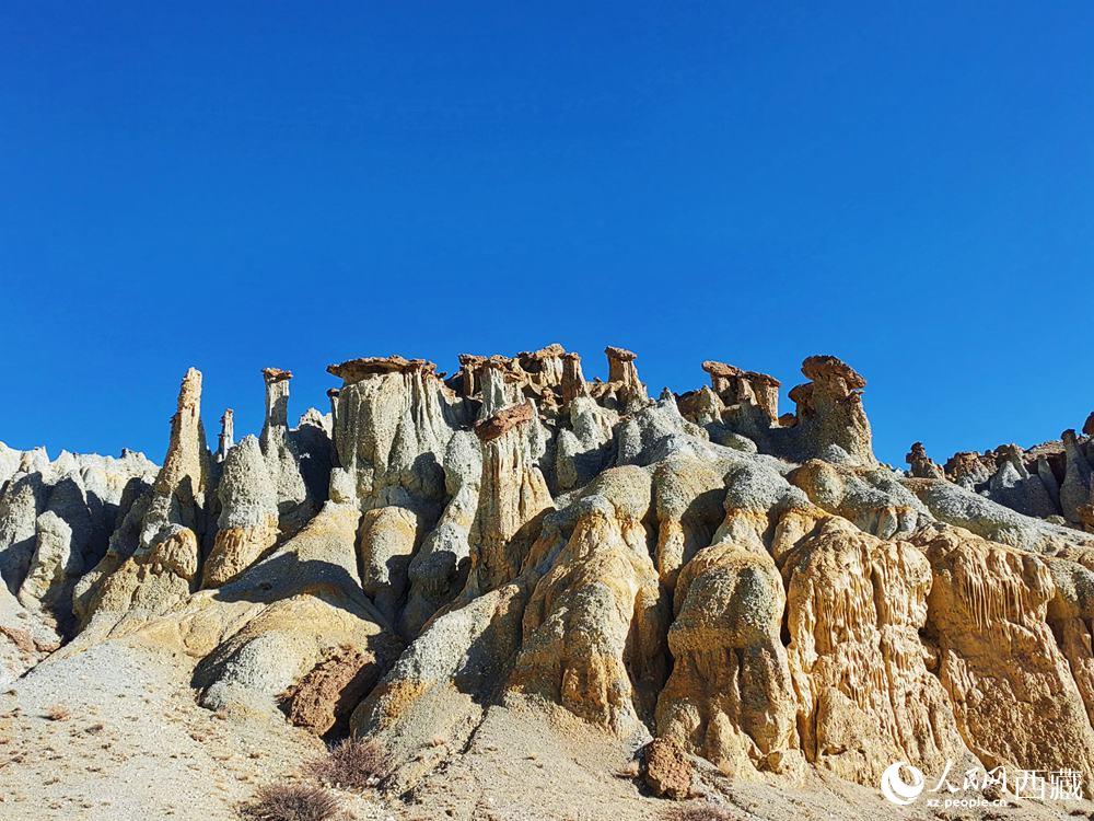 形態(tài)各異的土林。人民網 李海霞攝