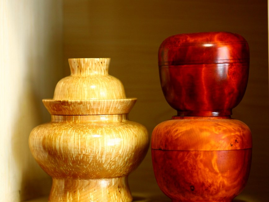 藏地木碗成品。