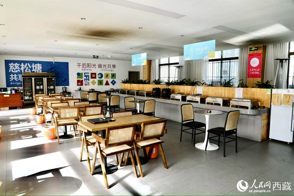 慈松堂社區(qū)共享食堂。人民網記者 次仁羅布攝