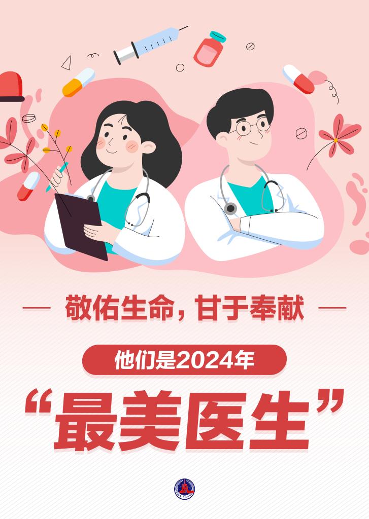 新華鮮報(bào)|致敬“白衣戰(zhàn)士”！2024年“最美醫(yī)生”發(fā)布